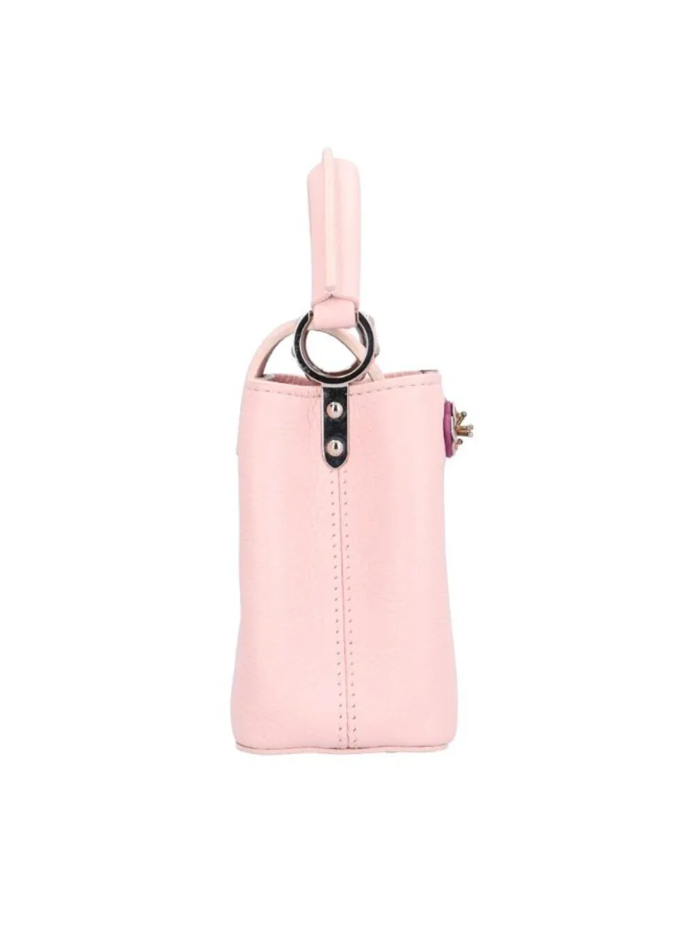 Louis Vuitton Flowers Capucines Mini Shoulder Bag Taurillon Leather Pink